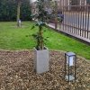Słupek ogrodowy solarny V-TAC 4W LED SAMSUNG CHIP szary 2-funkcje IP65 VT-66-N 3000K 280lm 3 lata gwarancji